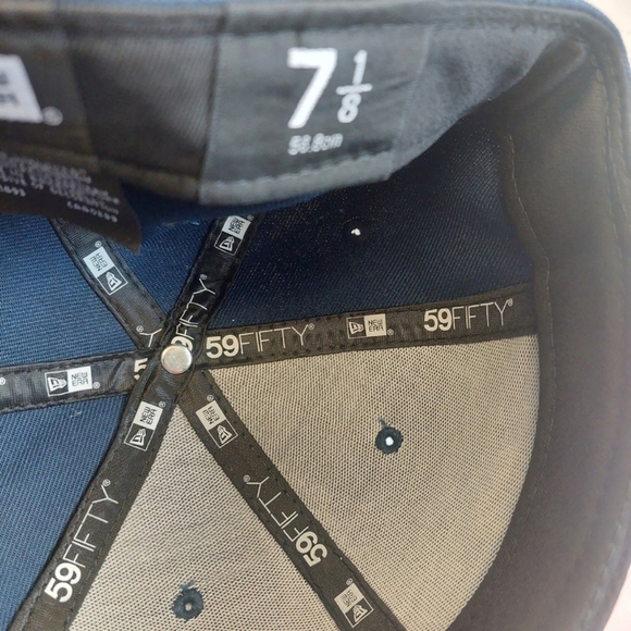 59Fifty New Era Size 7 1/8 Dallas Cowboys Fitted Hat Chain Stitch Heart Cap - Picture 7 of 7